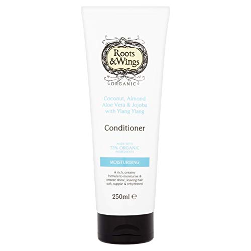 Roots & Wings Moisturising Coconut, Almond, Aloe Vera & Jojoba with Ylang Ylang Conditioner 250ml