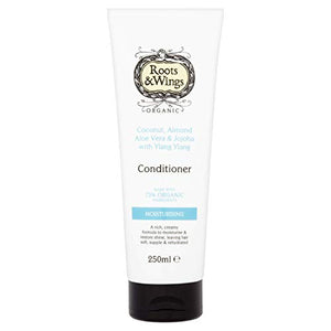 Roots & Wings Moisturising Coconut, Almond, Aloe Vera & Jojoba with Ylang Ylang Conditioner 250ml