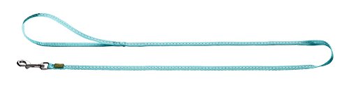 Leash Tripoli, 15/110 Nylon Light-Blue, Reflecting | Hunter