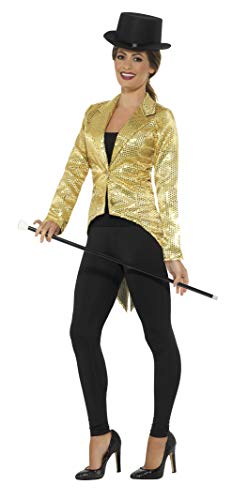 Smiffys 21229S Sequin Tailcoat Ladies Jacket (Small)