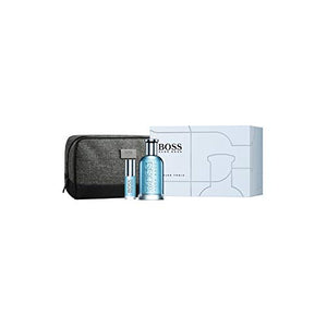 Hugo Boss Bottled Tonic Men Set 1 x Eau de Toilette 100ml Spray, 8ml Spray & Bag