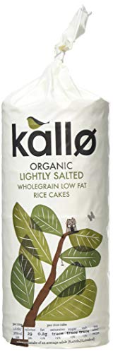 Kallo Organic Salted Rice Cakes 130 g (Pack of 12)