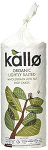 Kallo Organic Salted Rice Cakes 130 g (Pack of 12)