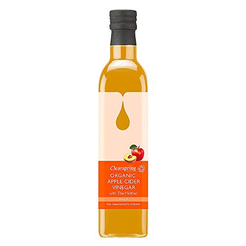 Clearspring Apple Cider Vinegar with The Mother Peach 500ml (Pack of 2)