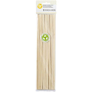 Wilton Bamboo Dowel Rods for Cakes, Pack of 12