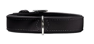 Collar Softie 45 Nickel Artificial Leather Black/ Black | Hunter