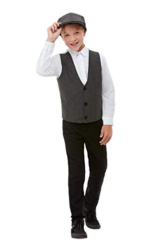 Smiffys 50981 20s Gangster Boy Kit, Grey, One Size