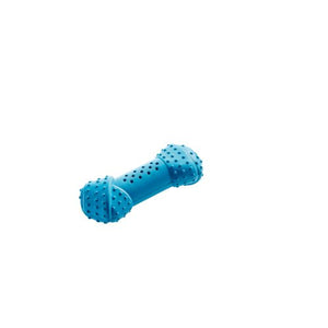 Dogtoy Elva Bone, S Rubber, Blue With Crackle Sound  Pack Of 3 | Hunter