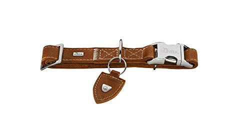 Training Collar Tara Alu-Strong, M Juchten Leather, Cognac | Hunter