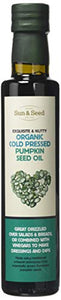 Pumpkin Seed Oil by Sun&Seed | Organic and Cold Pressed | 250ml