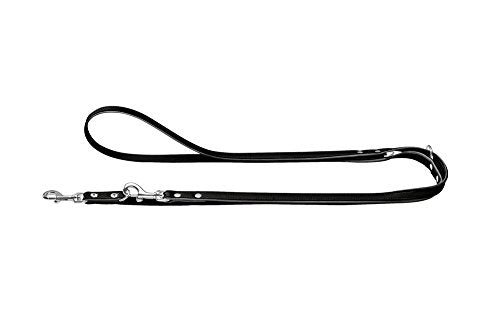 Training Leash Modern Art 8/220 Artificial Leather Black/Black | Hunter