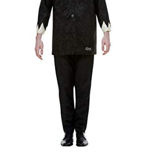 Smiffys 52237XL Officially Licensed Addams Family Lurch Costume, Men, Black, XL - Size 46"-48"