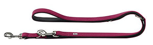 Training Leash Softie 15/200 Nickel Artificial Leather Rasberry/ Black | Hunter