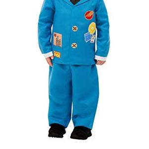 Smiffys 50877T2 Officially Licensed Postman Pat Costume, Boys, Blue, Toddler - Age 3-4 years