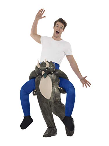 Smiffys 47165 Piggyback Dinosaur Costume, Green, One Size