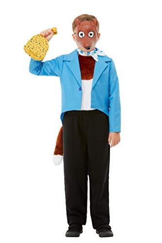 Smiffys 50276 Officially Licensed Roald Dahl Fantastic Mr Fox Instant Kit, Boys, Brown, One Size