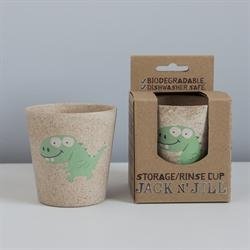 Jack N Jill Rinse Storage Cup Dino 70g X 3 (Pack of 3)