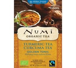 Numi Tea Turmeric Tea Golden Tonic 12bag (Case of 6)