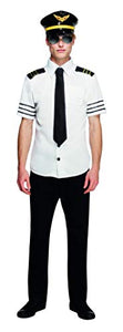 Fever Adult Men's Mile High Costume, Hat, Shirt and Tie, Uniforms, Size: M, 31871