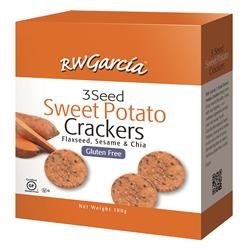 R W Garcia Sweet Potato Cracker 180g X 3 (Pack of 3)