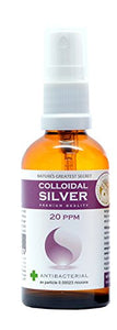 Premium Quality Colloidal Silver 20 ppm Spray High pH 9.0