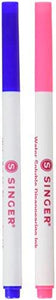 Singer 04371 Fine Point Disappearing Fabric Marking Pen, Pink and Blue, 2-Pack