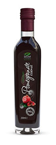 Secret Gardens Pomegranate Molasses - 100% Pure Organic - All Natural No Added Sugar Or Salts - Great As Dressing, Dipping Sauce, Marinade, Syrup & Glaze - Made to The NAR Eksisi Recipe - 250ml