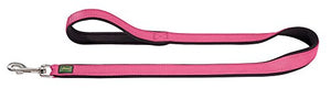 Leash Neopren 20/100  Nylon Raspberry/Neoprene Black | Hunter