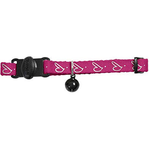 Cat Collar "By Laura" Polyester, Pink  Pack Of 3 | Hunter