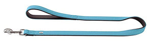 Leash Softie 20/100 Nickel Artificial Leather Turquoise/ Black | Hunter