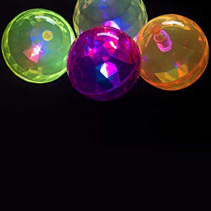 Smiffys Air Ball Flashing in Assorted Colours - Purple/Yellow/Pink