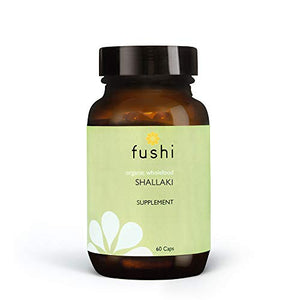 Fushi Organic Shallaki (Frankincense) Concentrated Capsules, 60 Caps | Fresh-Ground & Whole Food | Popular Ayurvedic Herb for Joint Health | Indigenously Sourced, Vegan & Made in the UK