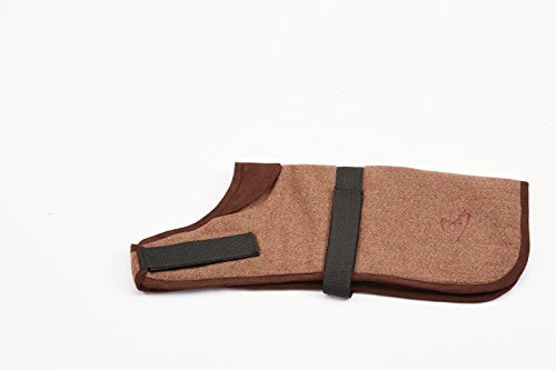 Gor Pets Kensington  Coat 46Cm (18") Tweed Brown Herringbone | Gorpets