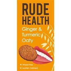 Rude Health Ginger & Turmeric Oaty 200g X 5 (Pack of 5)