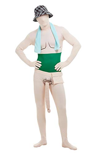Smiffys 61012L Big Willy Man Costume, Men, None, L - Size 42"-44"