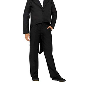 Smiffys 49744 Black Childs Tailcoat Fancy Dress Costume Medium