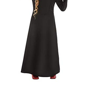 Smiffys 51043L Wicked Witch Girl Costume, Black, L - Age 10-12 years