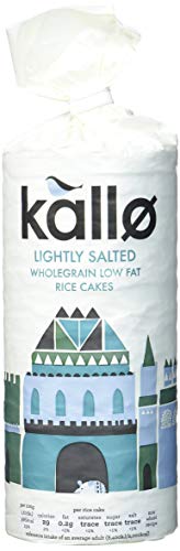 Kallo Rice Cakes Low Fat 130 g (Pack of 6)