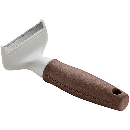 Trimming Currycomb Spa With Stainl. Steel Blade, L Brown/Grey  Pack Of 3 | Hunter