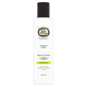 Roots & Wings Organic Refreshing Grapefruit and Mint Shower Wash 250ml