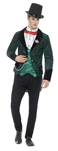 Smiffys 46840L Green Deluxe Victorian Vampire Costume