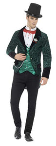 Smiffys 46840L Green Deluxe Victorian Vampire Costume