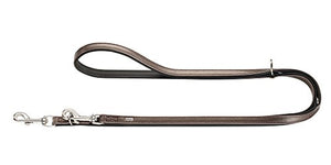 Training Leash Capri Pearl, 20/200 Brown/Black, Leather | Hunter