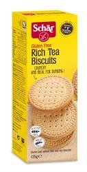 Schar Rich Tea Biscuits 125g X 6 (Pack of 6)