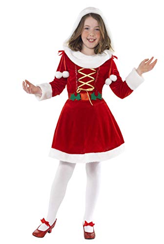 Smiffys Little Miss Santa Costume