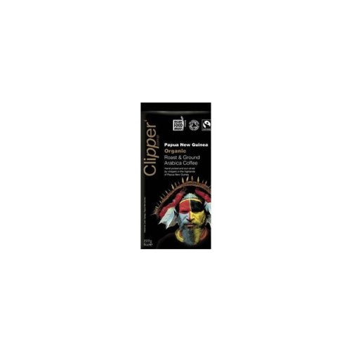 Clipper Roast & Ground Coffee - Papua New Guinea 227g (Pack of 6)