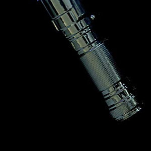 Smiffys 20 cm Outerspace Microphone Disco Light-Up - Silver