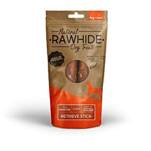Dog'N'Bone Retrieve Bone Twist With Chicken 2Pk