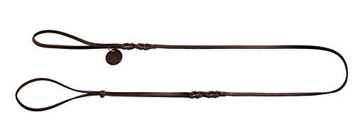 Show Leash Soid Education, 11/180 Soft Genuine Cow Leather, Dark Brown | Hunter