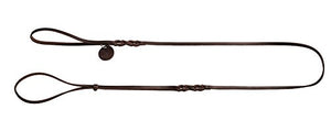 Show Leash Soid Education, 11/180 Soft Genuine Cow Leather, Dark Brown | Hunter